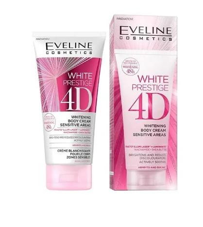 EVELINE White Prestige 4D Whitening Body Cream For Sensitive Areas - 100ml