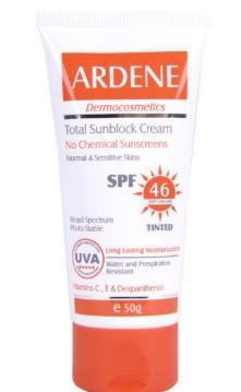 Ardene Total Sunblock Cream SPF46 - Tinted -  50ml