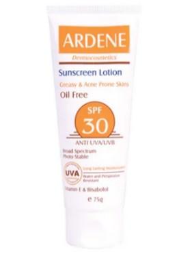 Ardene Sunscreen Lotion Greasy & Acne Prone Skin - Oil Free - 75 g