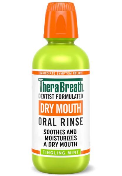 TheraBreath Dry Mouth Tingling Mint Mouthwash - 473ml