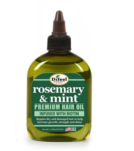 Difeel Rosemary and Mint Premium Hair Oil with Biotin - 210ml