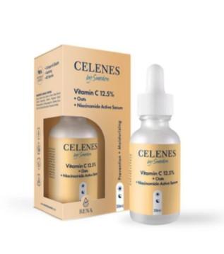 Celenes Active Serum Vitamin C 12.5% + Oats + Niacinamide - 30ml