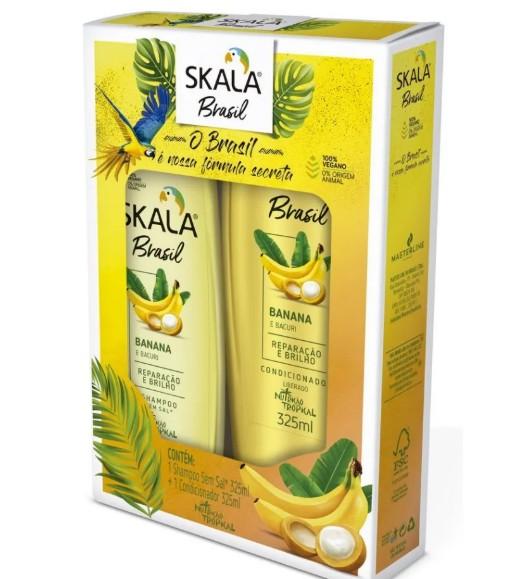 SKALA Banana Shampoo 325ml  + Conditioner 325ml - Kit