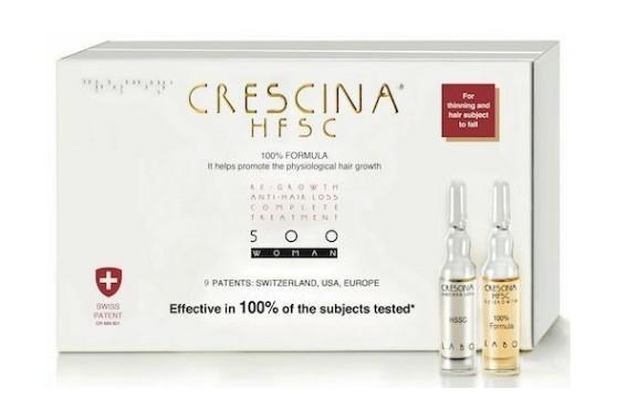 CRESCINA HFSC 500 WOMAN For Thinning Hair and hair subject to fall -  10 + 10 * 3.5ml