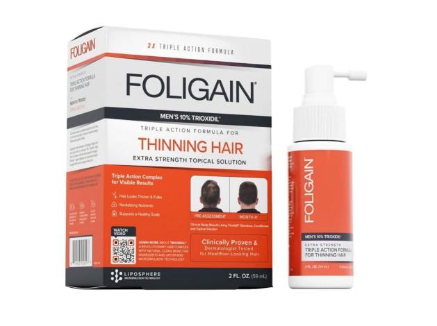 Foligain Triple Action Formula Topical Solution For Men's Thinning Hair - 59ml