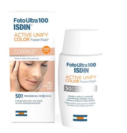 ISDIN Foto Ultra Active Unify Color Fusion Fluid Spf 50+ - 50 ml