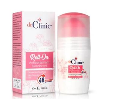 dr.Clinic Roll-On Antiperspirant Deodorant (Pink) - 75ml