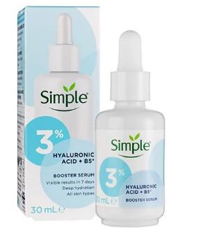 Simple 3% Hyaluronic Acid & B5 Booster Serum - 30 ml