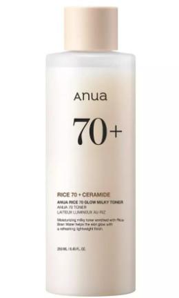 Anua Rice 70 + Ceramide Glow Milky Toner - 250ml