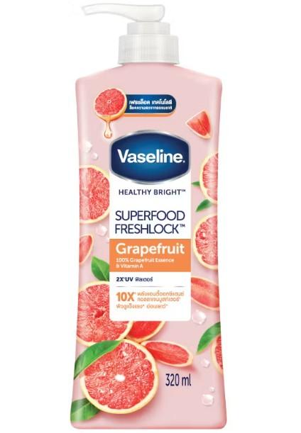Vaseline Superfood Freshlock Grapefruit Body Lotion - 320ml