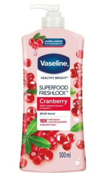 VASELINE Superfood Freshlock Cranberry - 500ml