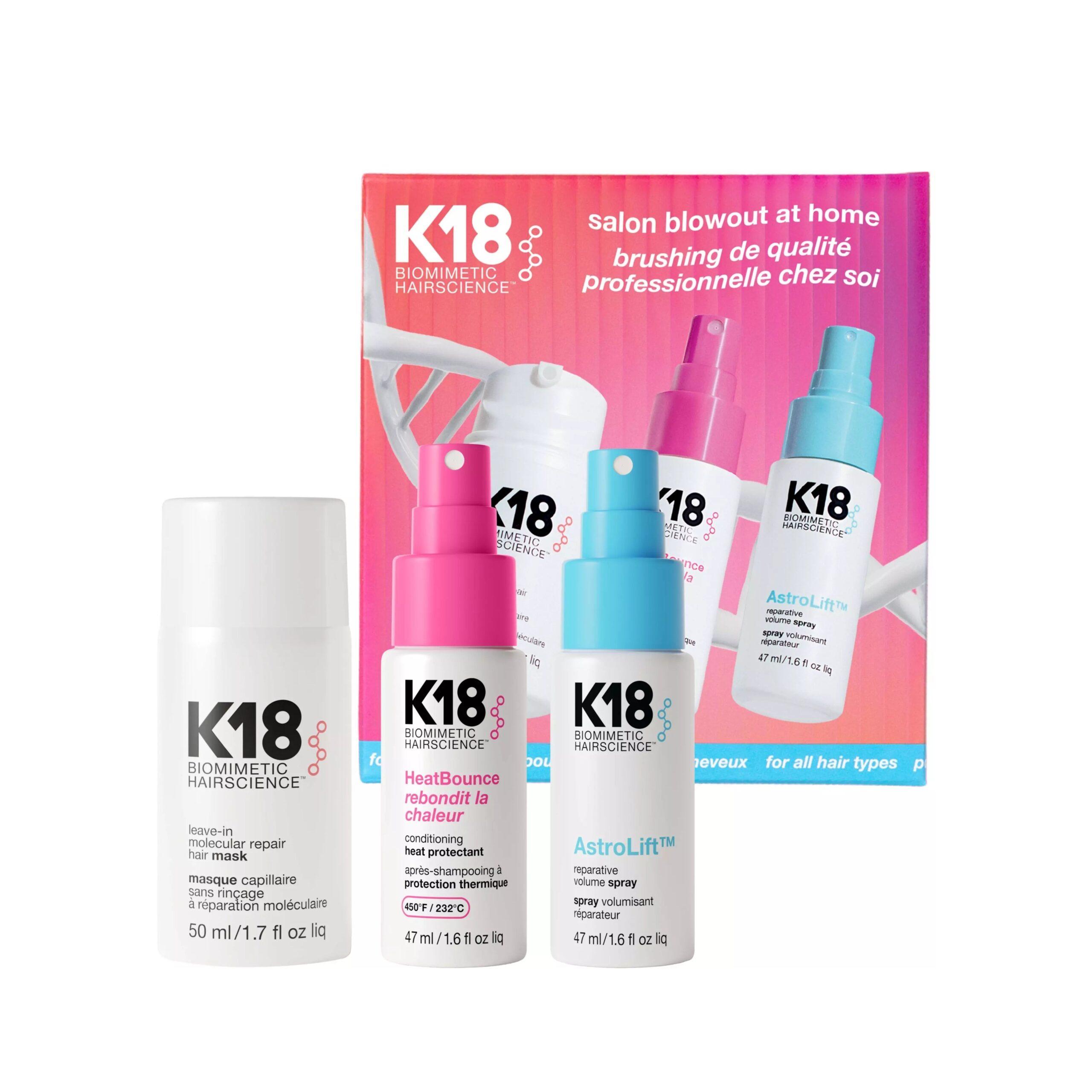 K18 Salon Blowout At Home For All Type Hair