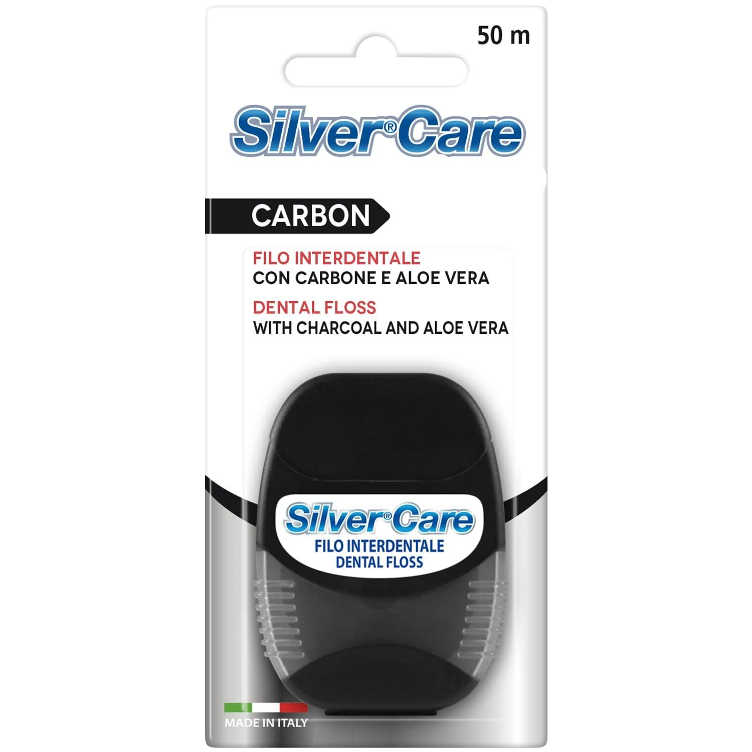 SILVER Care Floss Active Carbon
