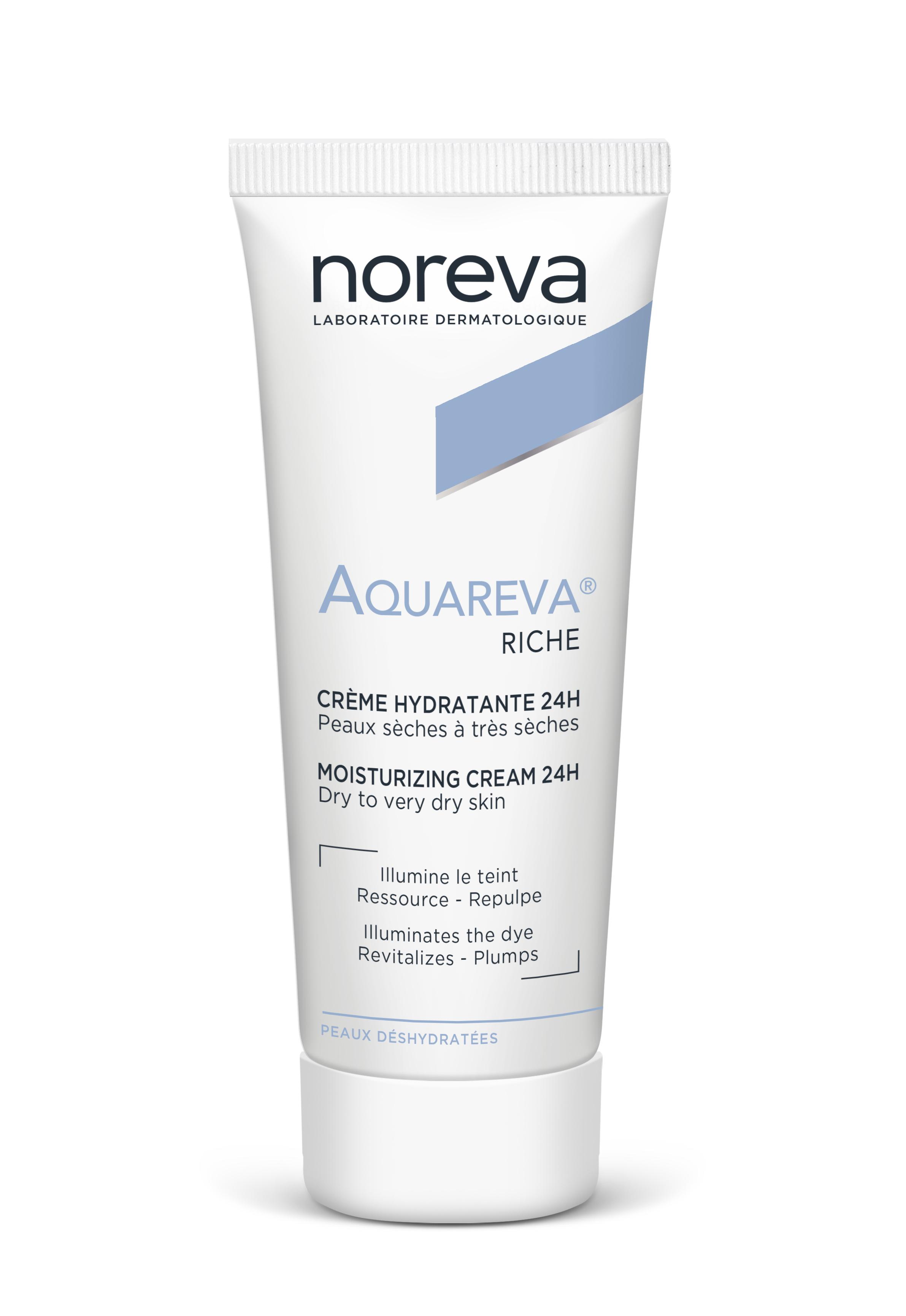 noreva AQUAREVA RICHE Moisturizing Cream 24H Dry to Very Dry Skin - 40ml