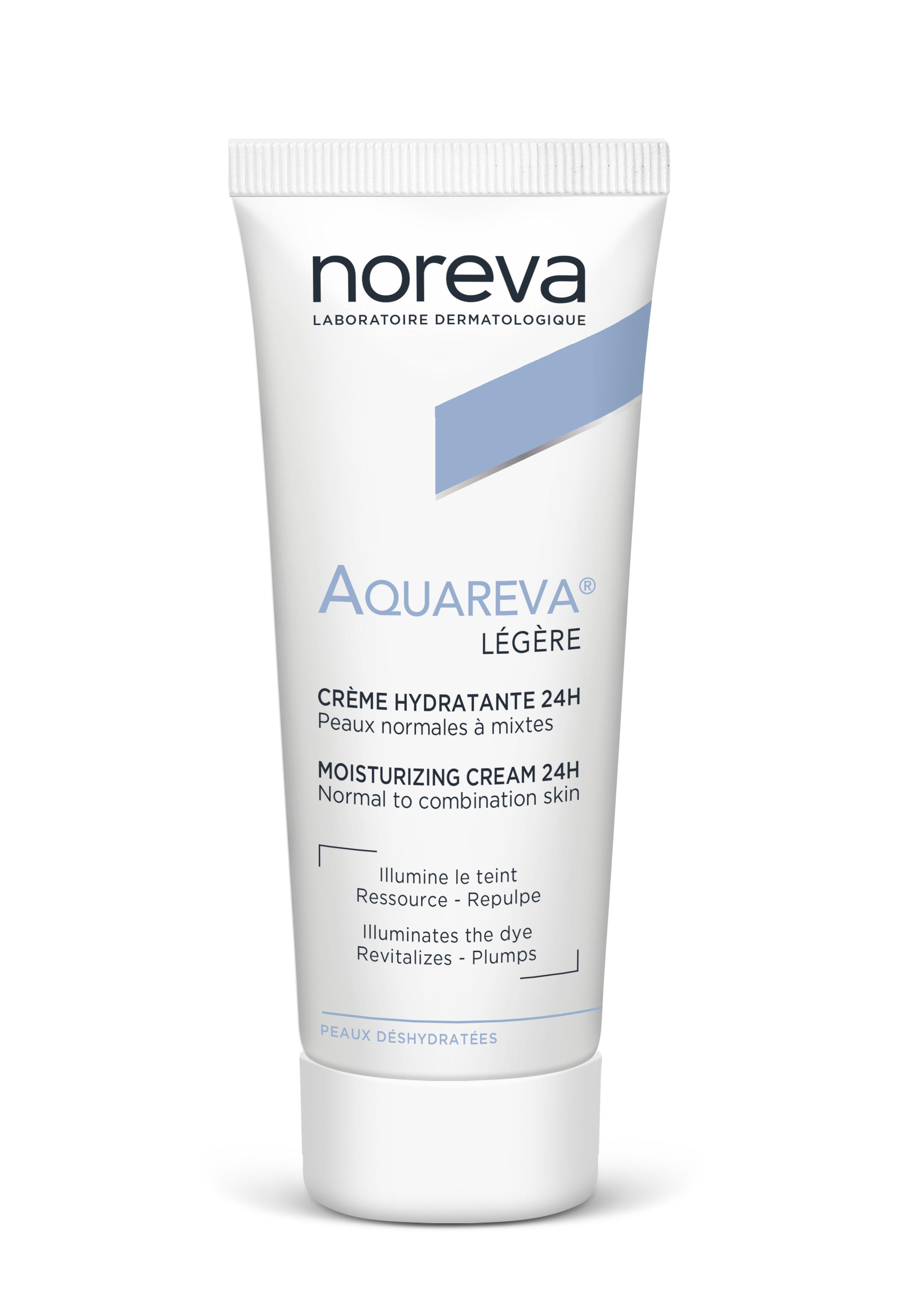 noreva AQUAREVA LEGERE Moisturizing Cream 24H Normal to Combination Skin - 40ml