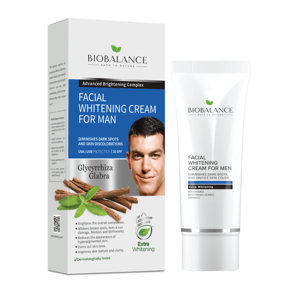 BIOBALANCE Facial Whitening For Man 30SPF - 60ml