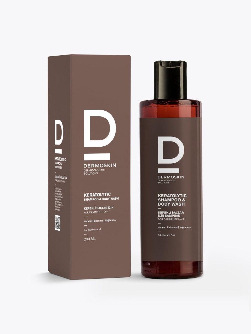 DERMOSKIN Keratolytic Shampoo&Body Wash - 200ml