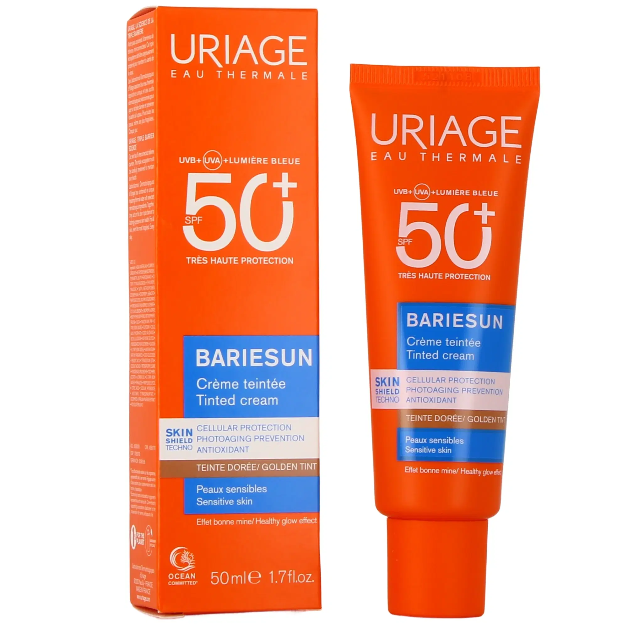 Uriage 50SPF Bariesun Tinted Cream - 50ml
