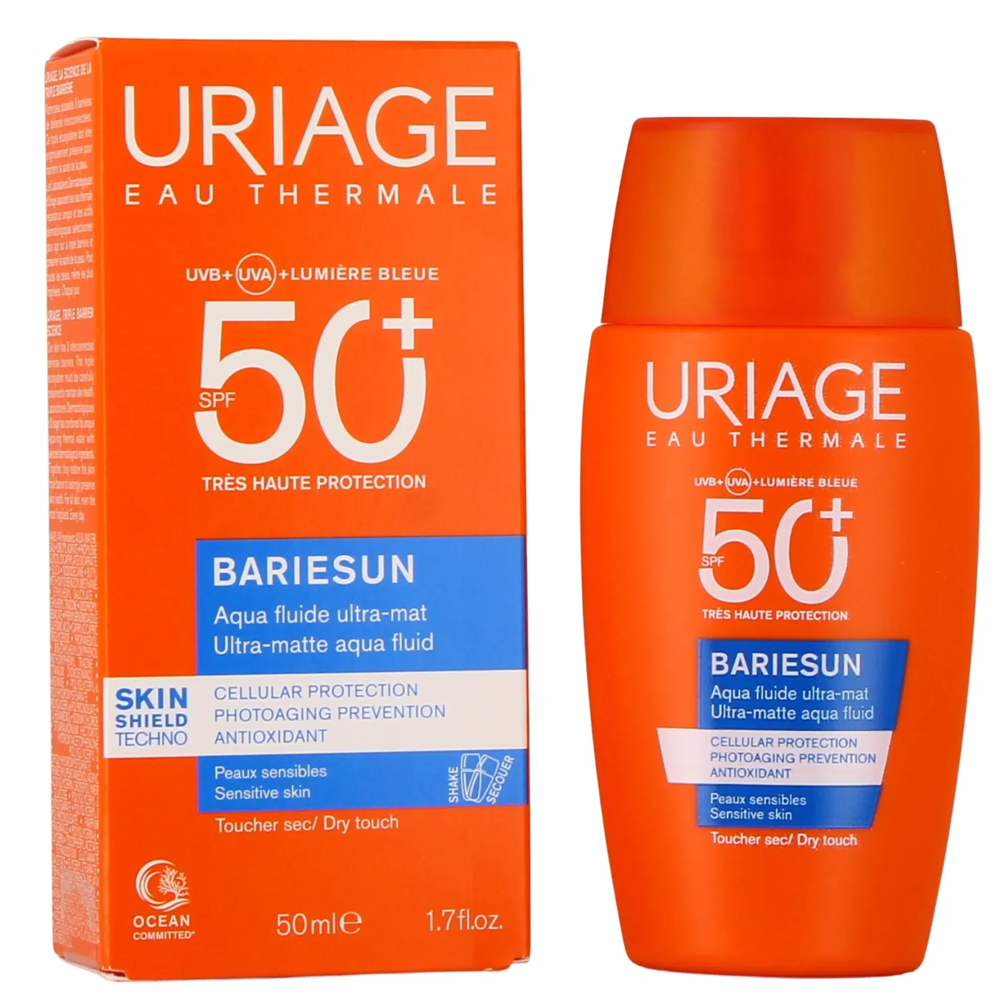 URIAGE SPF50 BARIESUN Ultra-Matte aqua fluid- 50ml