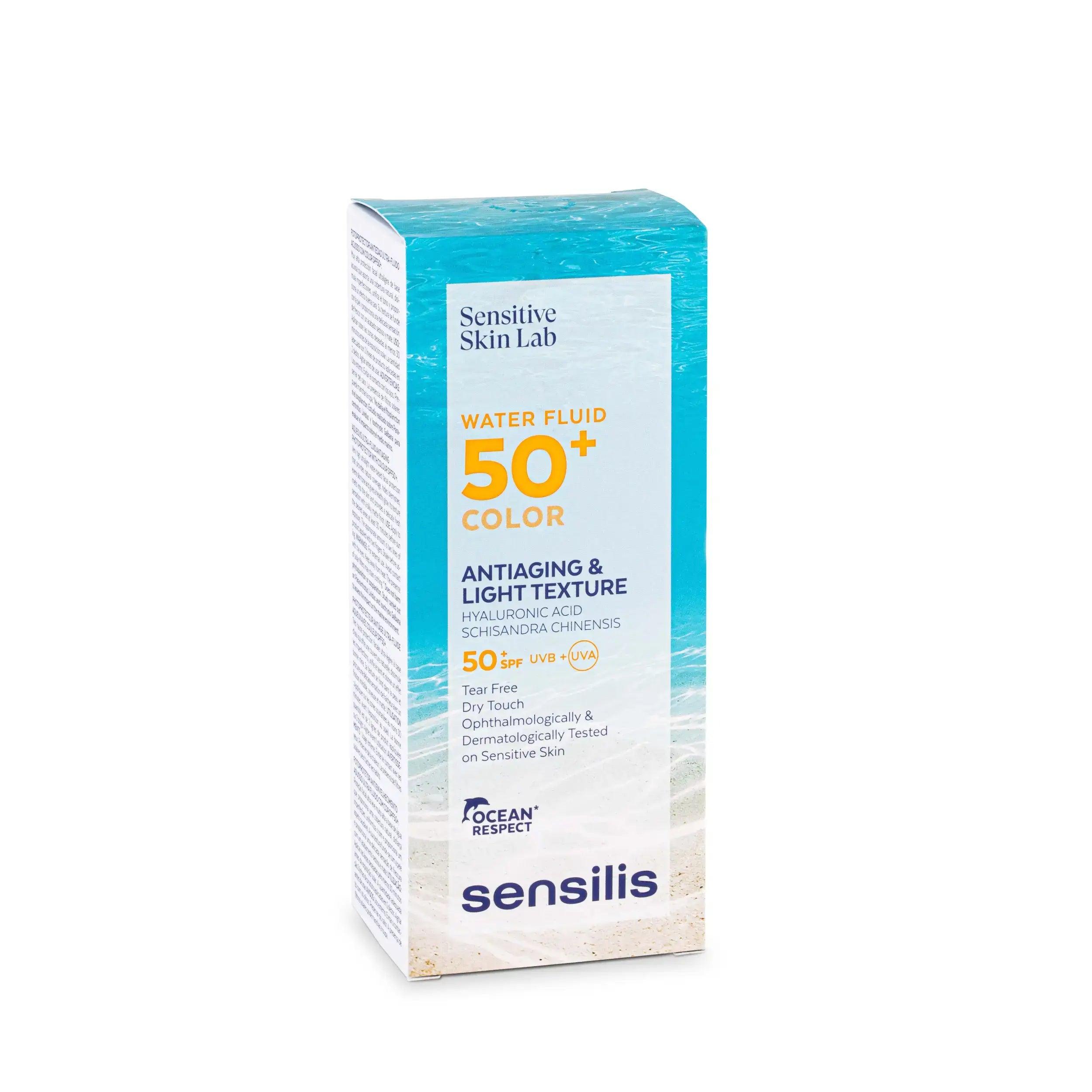 SENSILIS Water Fluid 50 Color Antiaging & Light Texture Sunscreen - 40ml