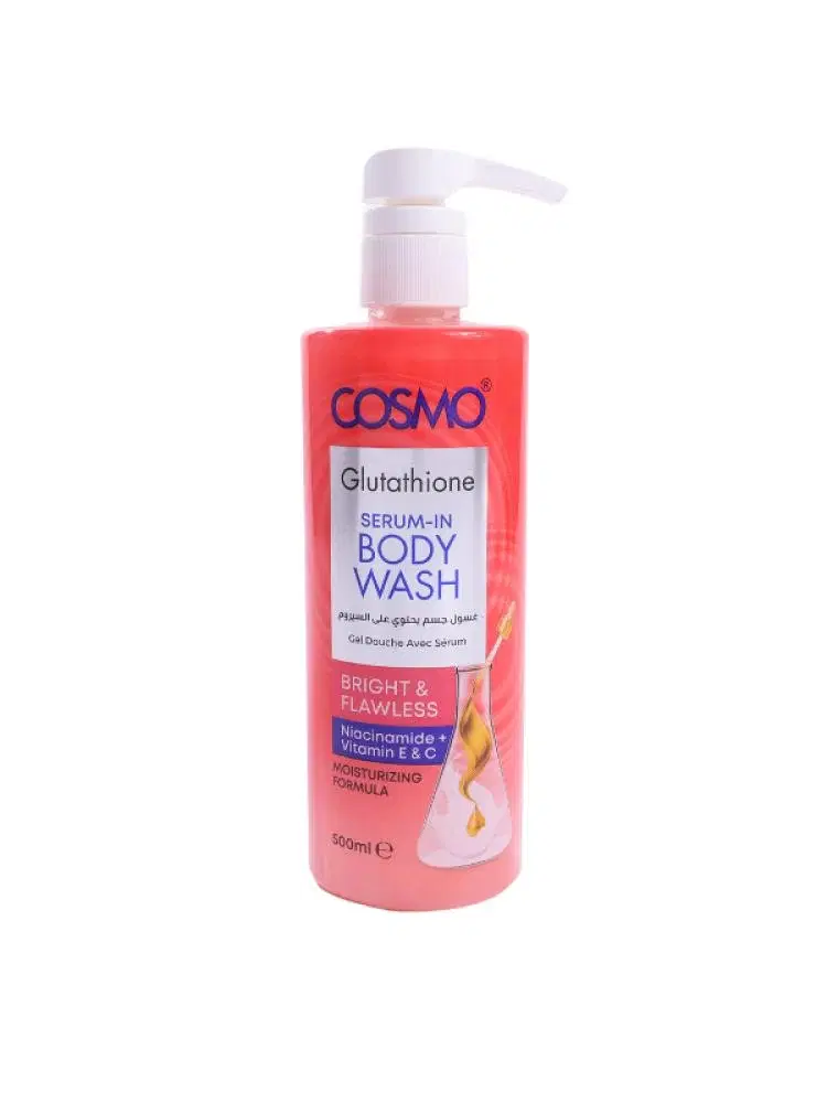 cosmo Glutathione SERUM-IN Body Wash Bright & Flawless - 500ml