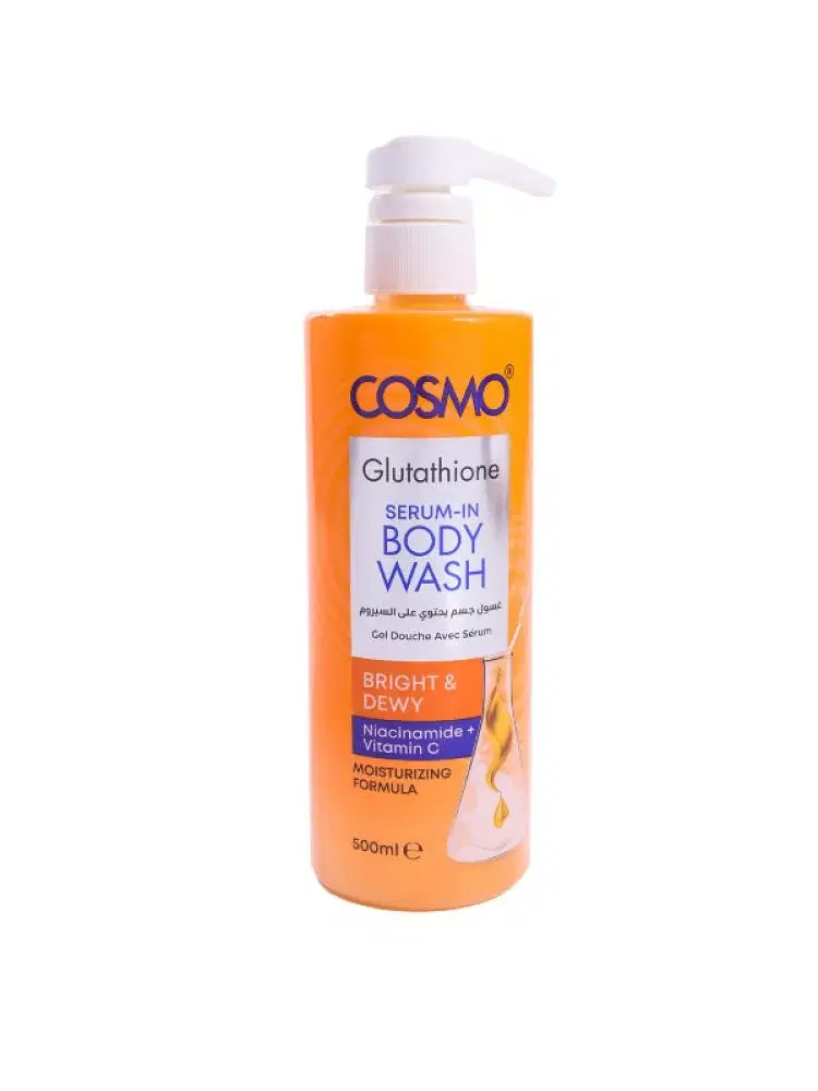 cosmo Glutathione SERUM-IN Body Wash Bright & DEWY- 500ml
