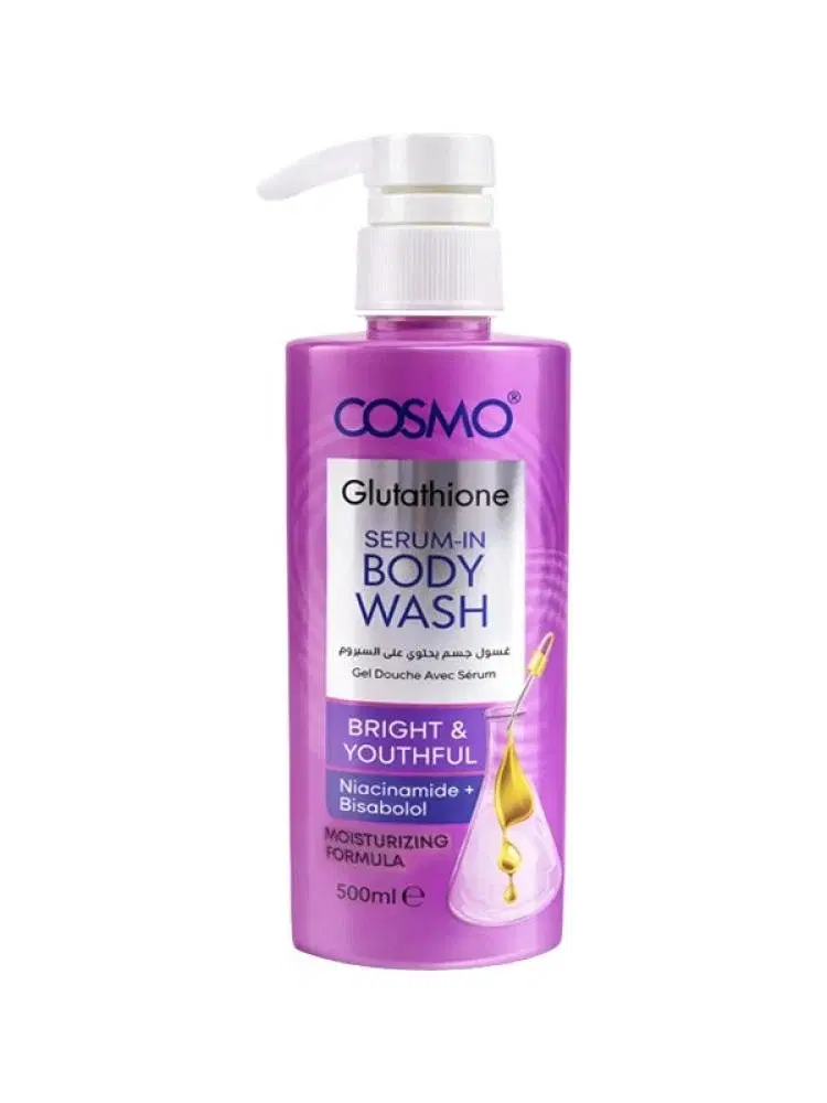 cosmo Glutathione SERUM-IN Body Wash Bright & Youthful- 500ml