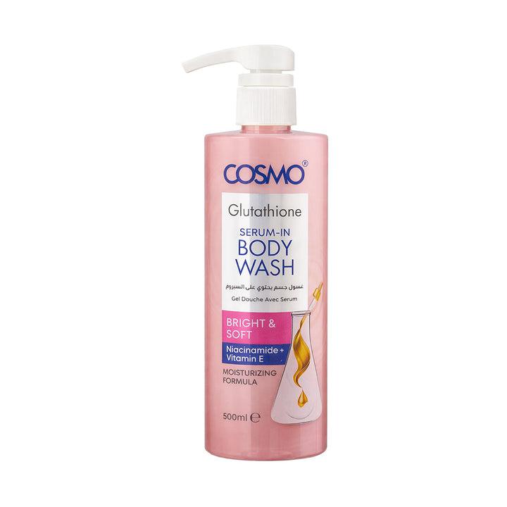 cosmo Glutathione SERUM-IN Body Wash Bright & Soft- 500ml