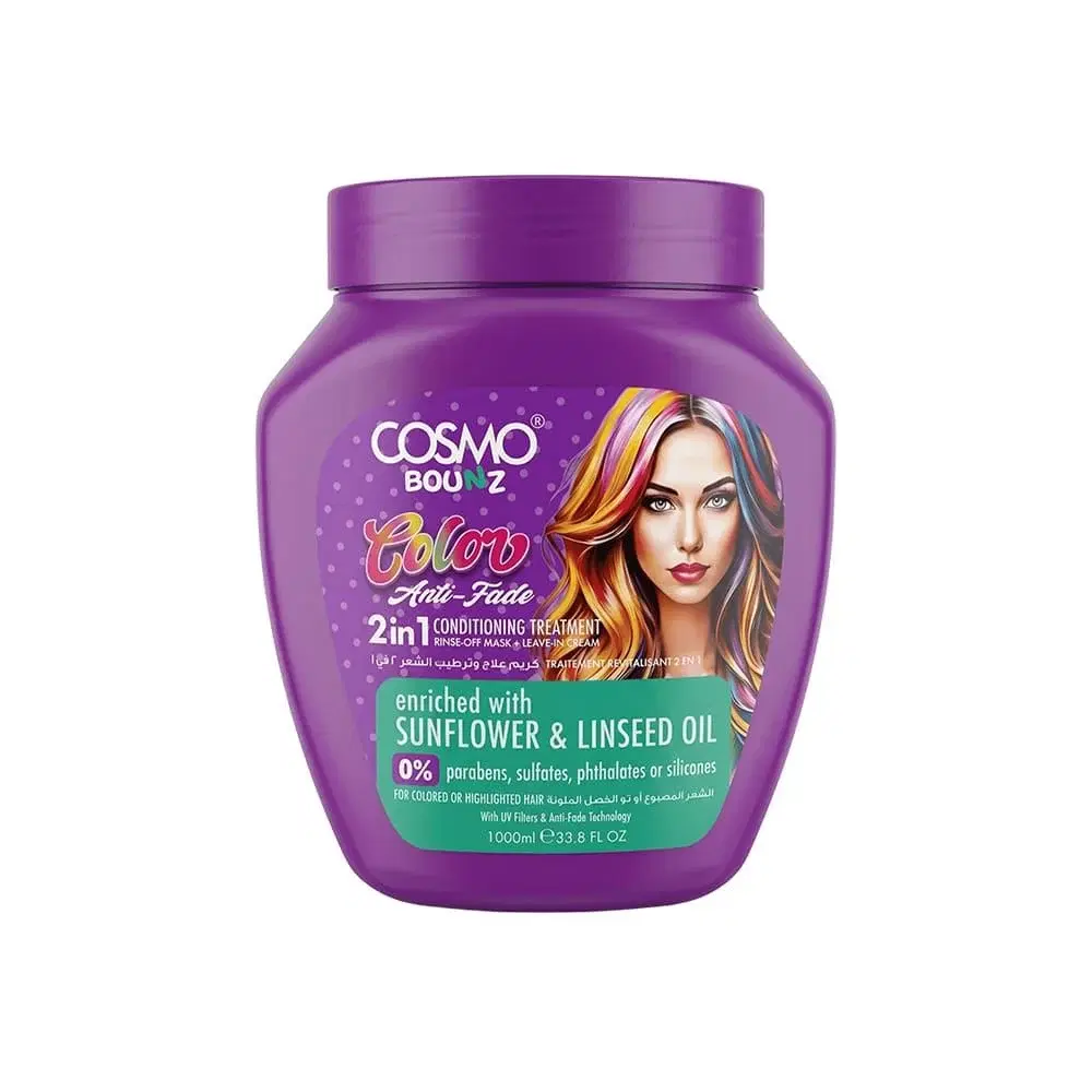 cosmo Bounz Color Anti-Fade 2in1 Conditioning treatment - 1000 ml