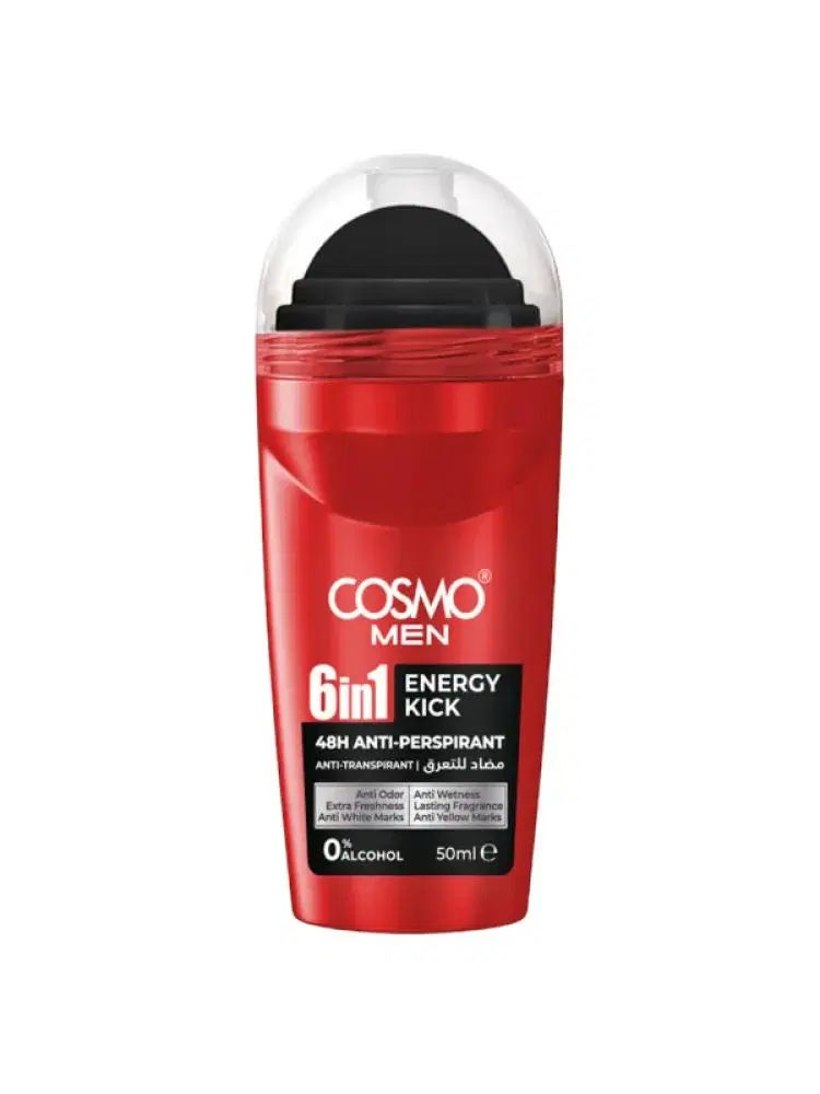 cosmo Men Roll 6in1 Energy Kick - 50ml