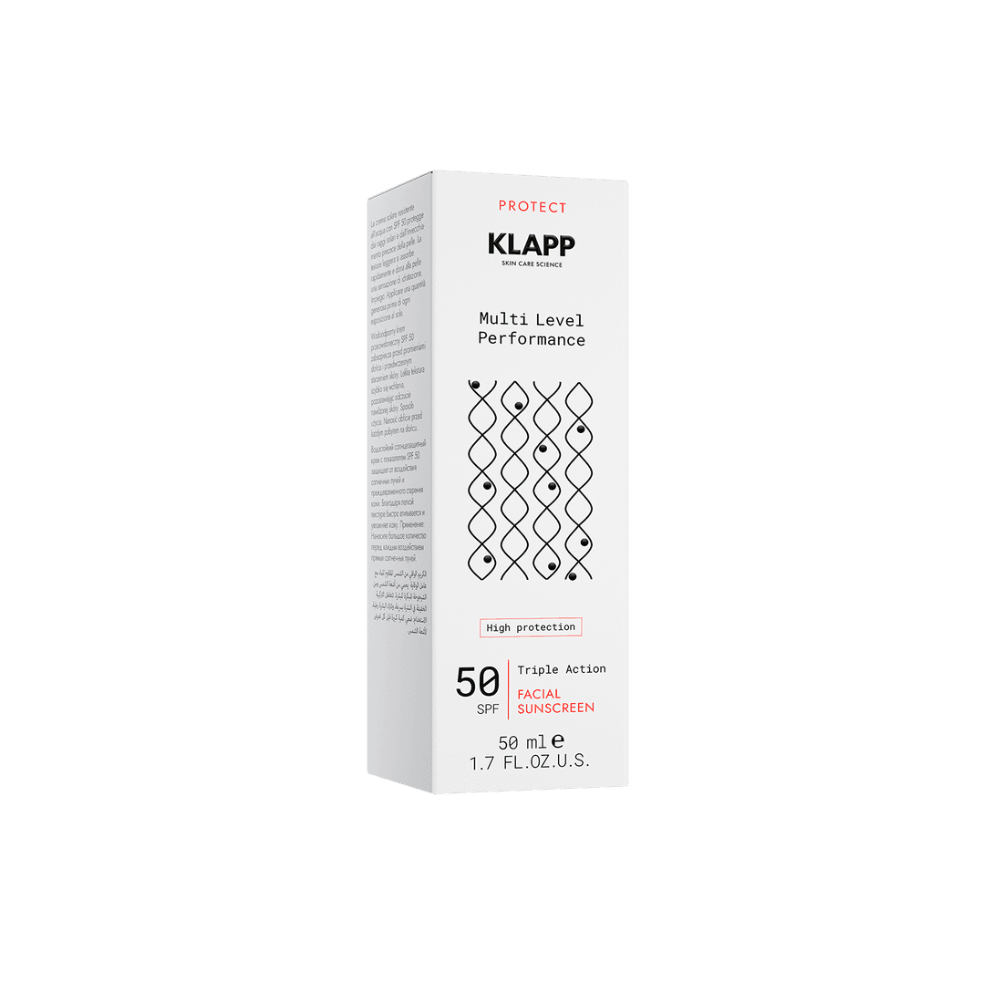 KLAPP Multi Level Performance 50SPF Facial Sunscreen - 50ml