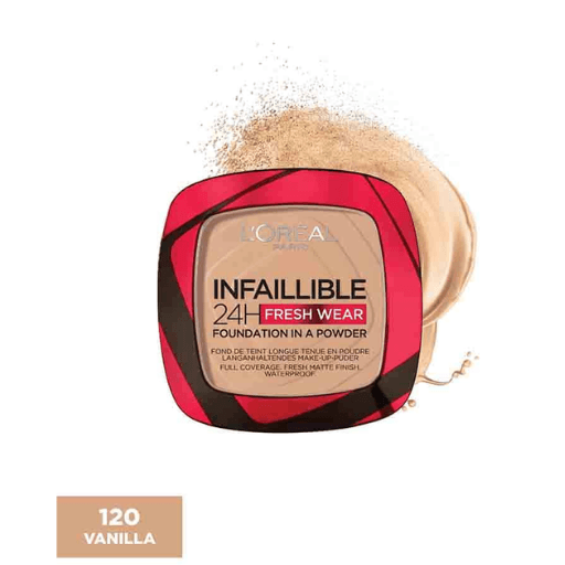 L'Oreal Paris Infallible 24H Fresh Wear Foundation In Powder - 120