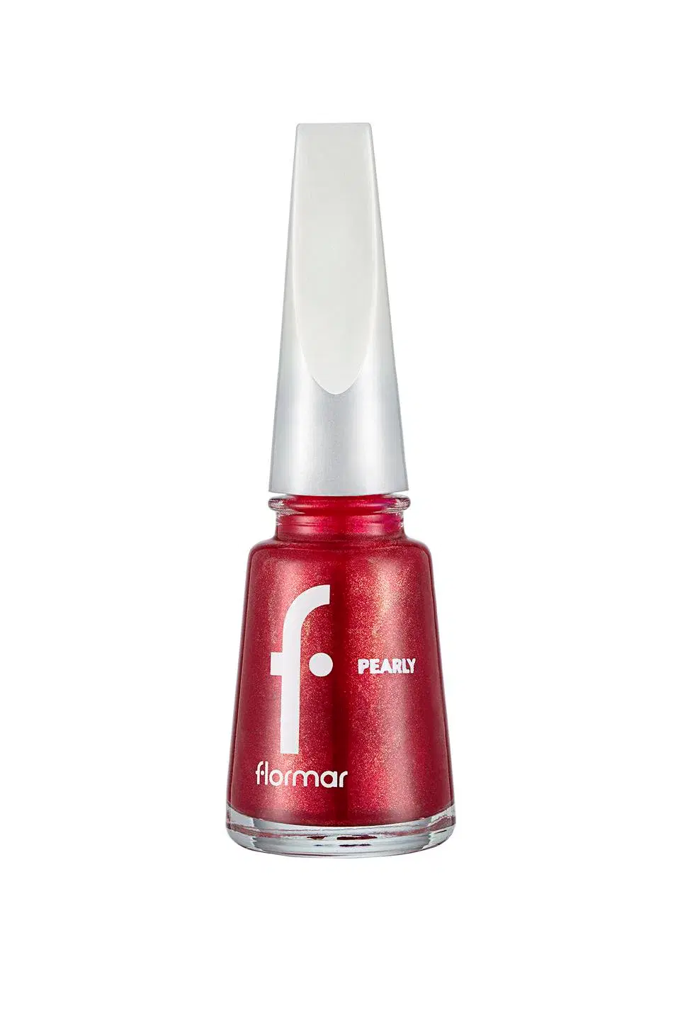 Flormar Pearly Nail Polish - PL074 Red Attraction