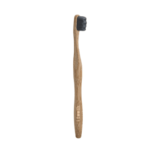 ITOOTH Nano + Bamboo Tooth Brush Black Colour