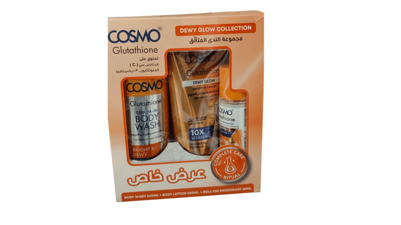cosmo Glutathione Dewy Glow Collection - 3pcs
