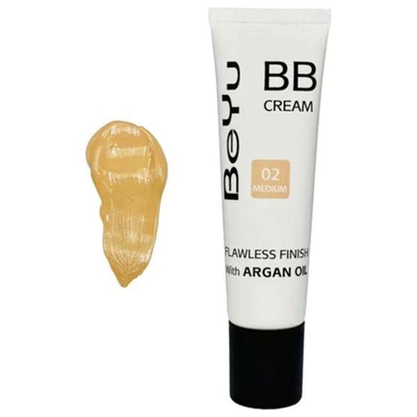 BeYu BB Cream Flawless Finish With ARGAN OIL - 02 Medium