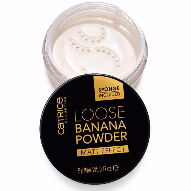 Catrice Sponge Included Loose Banana Powder Matt Effect - Yellow Matt