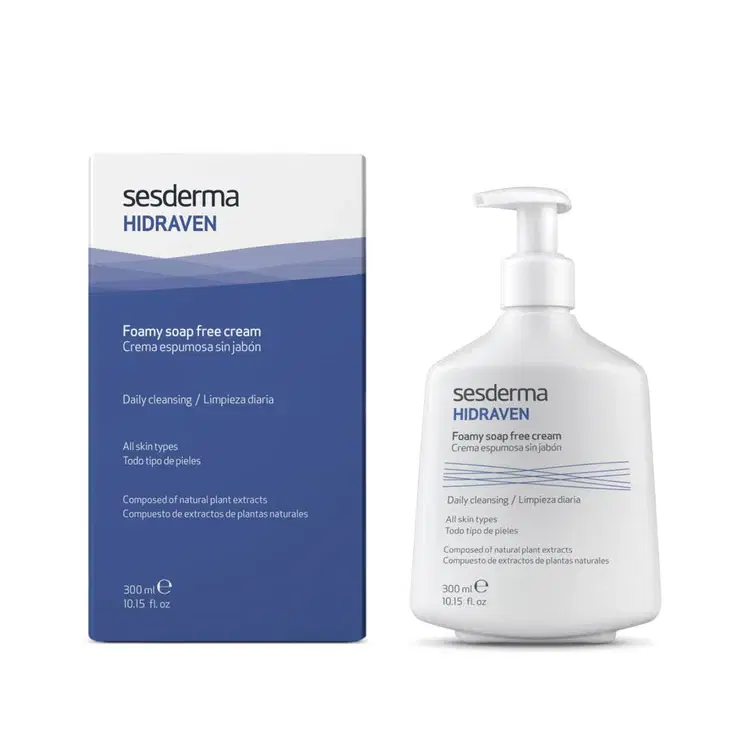 SESDERMA hidraven foamy soap free cream daily cleansing - 300ml