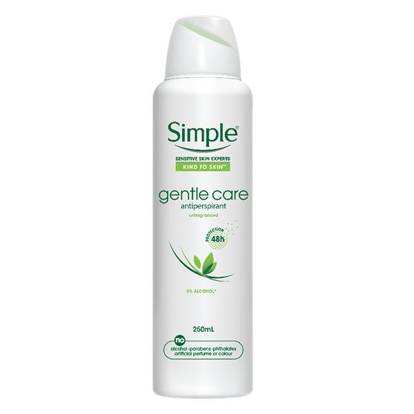 Simple gentle care antiperspirant - 250ml