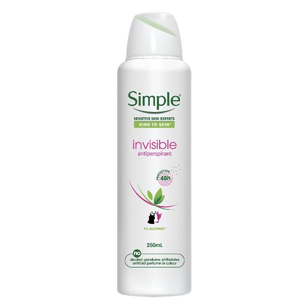 Simple invisible antiperspirant - 250ml