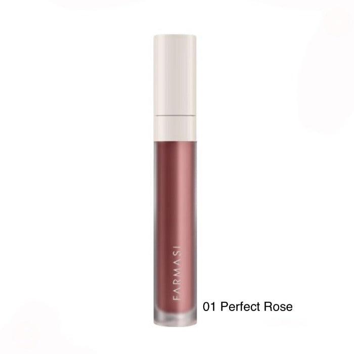 FARMASI MATTE LIQUID LIPSTICK - 01 PERFECT ROSE