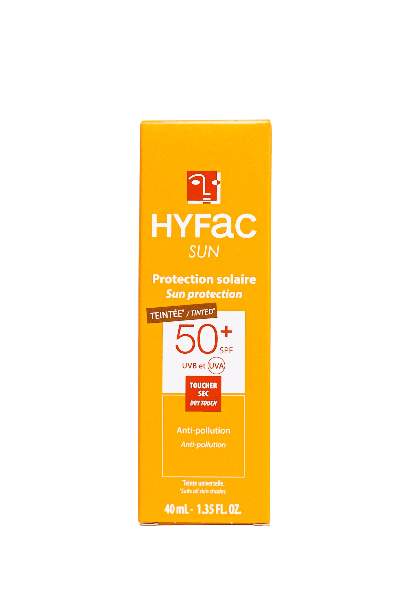Hyfac Sun Protection Tinted Dry Touch SPF50+- 40ml