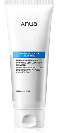 anua Hyaluronic Acid 8 + Panthenol Hydrating Gentle Foaming Cleanser - 150ml