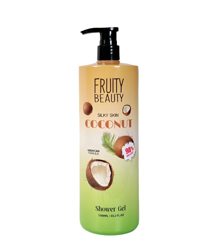 FRUITY BEAUTY Silky Skin Coconut Shower Gel - 1000ml