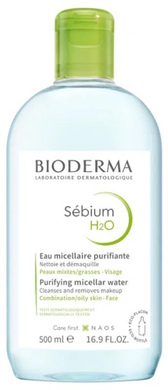 BIODERMA Sebium H2O Purifying Micellar Cleansing Water -500ml