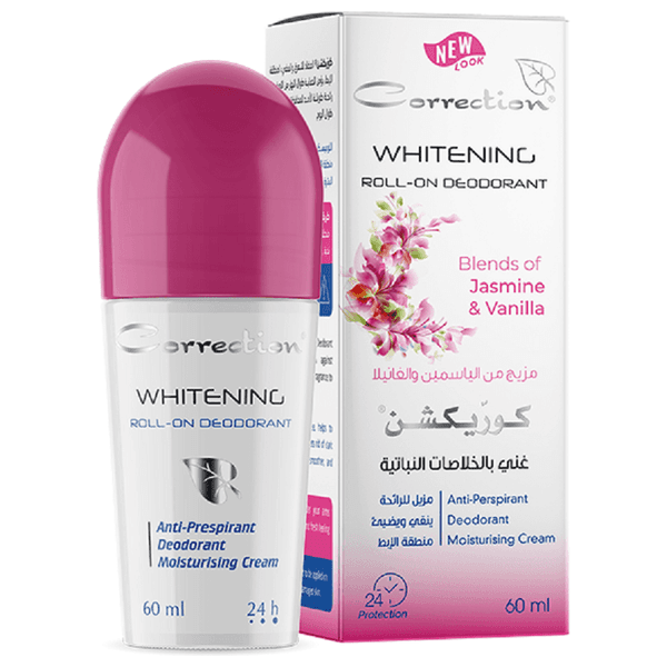 Correction Whitening Roll-on Deodorant Blends of Jasmine & vanilla - 50 ml