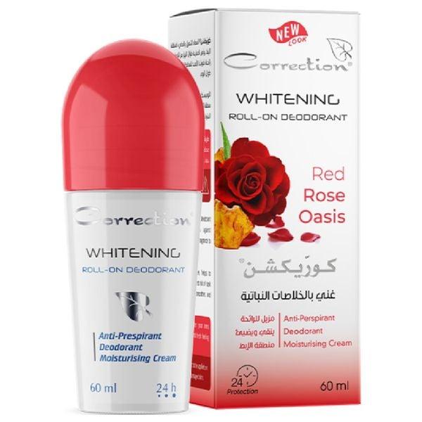 Correction Whitening Roll-On Deodorant –Red Rose Oasis - 60ml