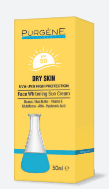 PURGENE Face Whitening Sun Cream For Dry Skin SPF50 - 50ml