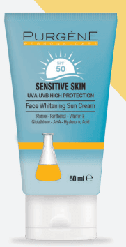 PURGENE Face Whitening Sun Cream for Sensitive Skin -50ml