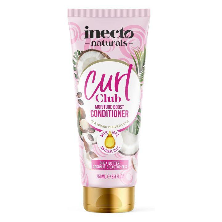 inecto Curl Club Moisture Boost Conditioner Shea Butter , Coconut & Castor Oils - 250 ml